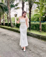Mesh Sleeveless Body Fit Mermaid Maxi Gown *with padding* (XS-M)