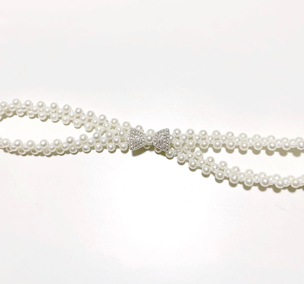 Crystal Pearl Elastic Belt