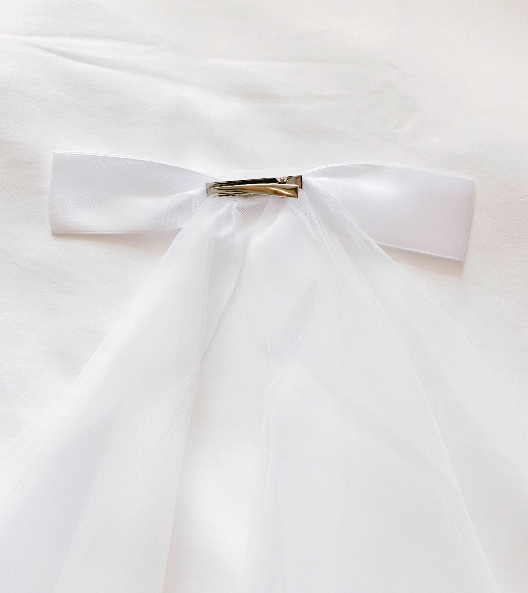 Ribbon Short Bridal Veil