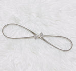 SILVER elastic belt