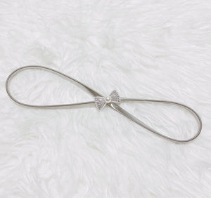 SILVER elastic belt